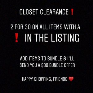 ❗️CLEARANCE ❗️